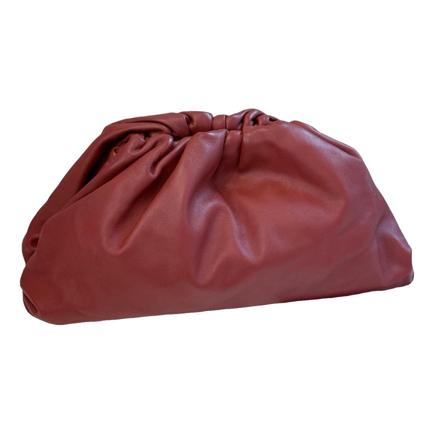 Pouch leather handbag