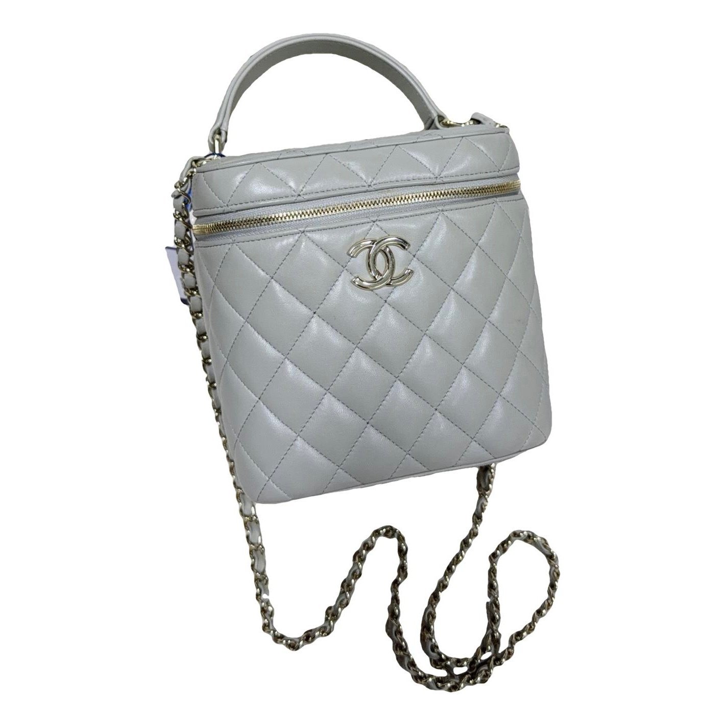 Trendy CC Vanity leather handbag