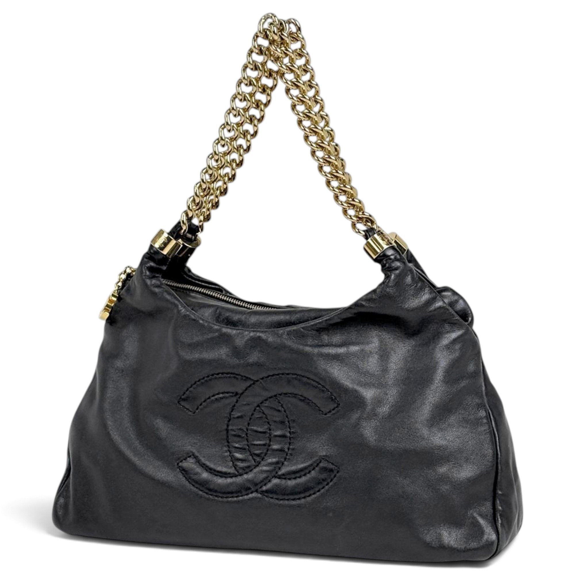 Leather tote