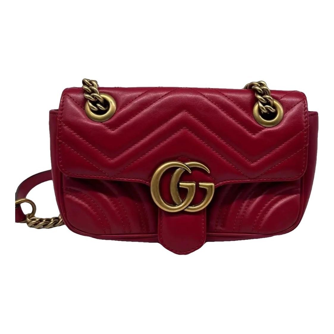 GG Marmont Flap leather crossbody bag