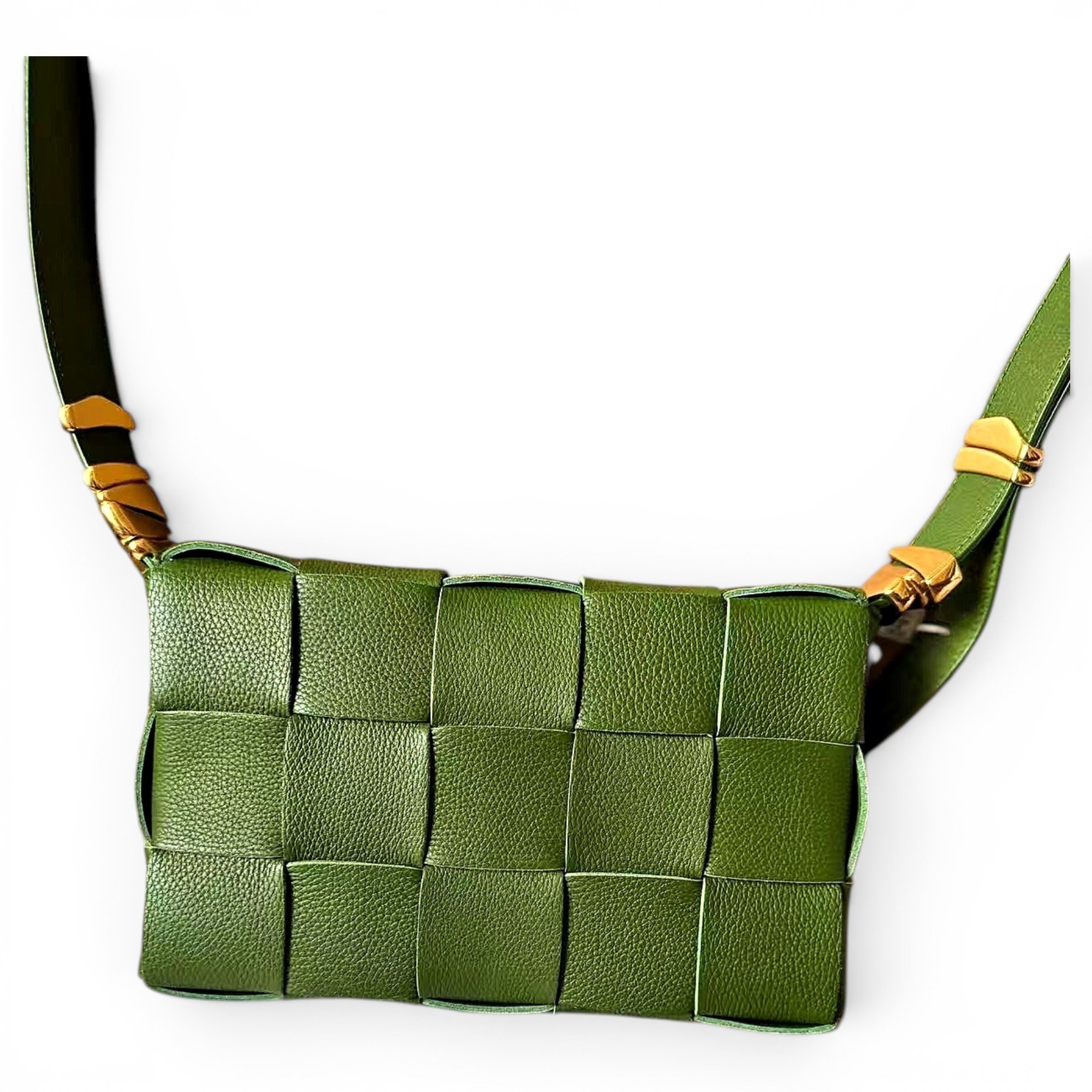 Brick Cassette leather handbag