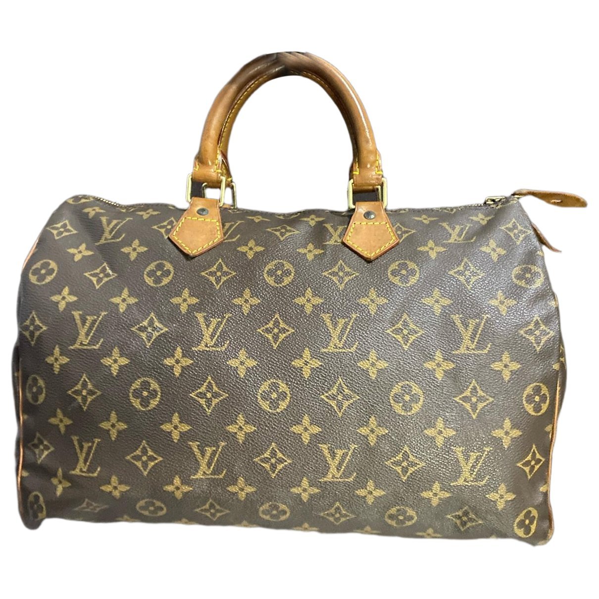 Speedy leather handbag