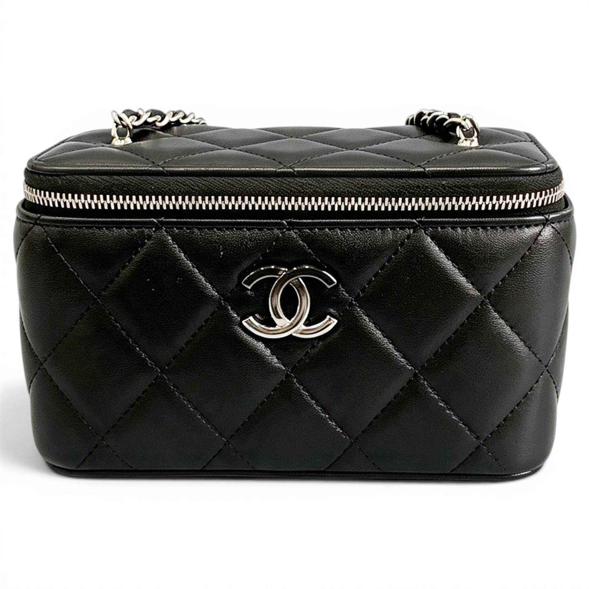 Trendy CC Vanity leather handbag