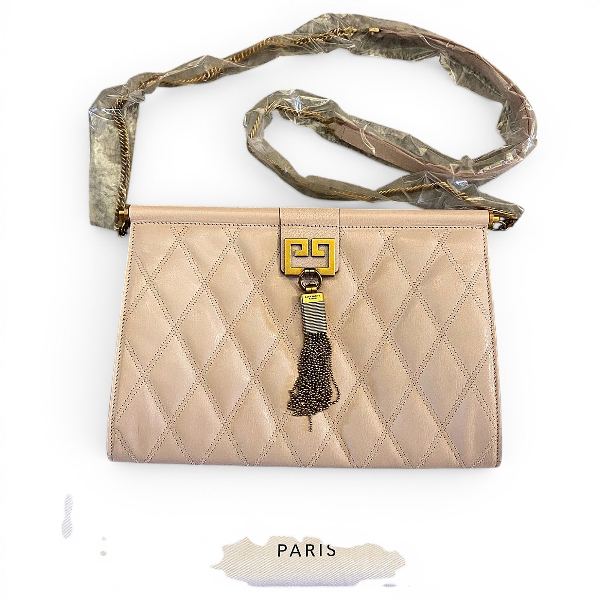 Gem leather handbag