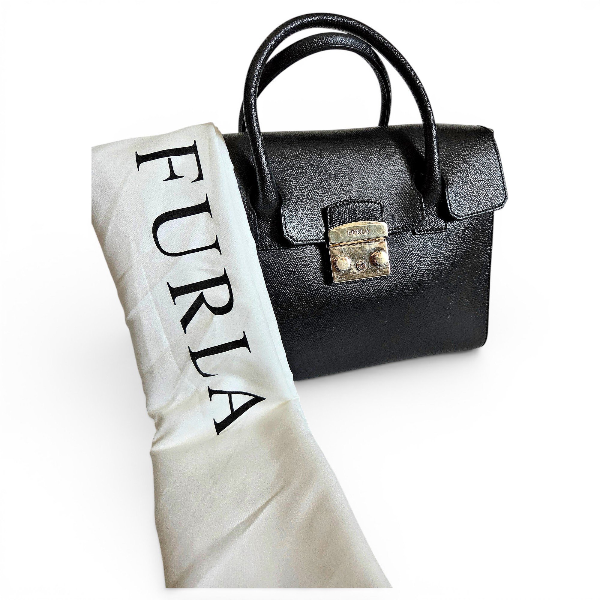 Metropolis leather satchel
