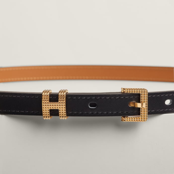 Noir Pop H Guillochee 15 Belt