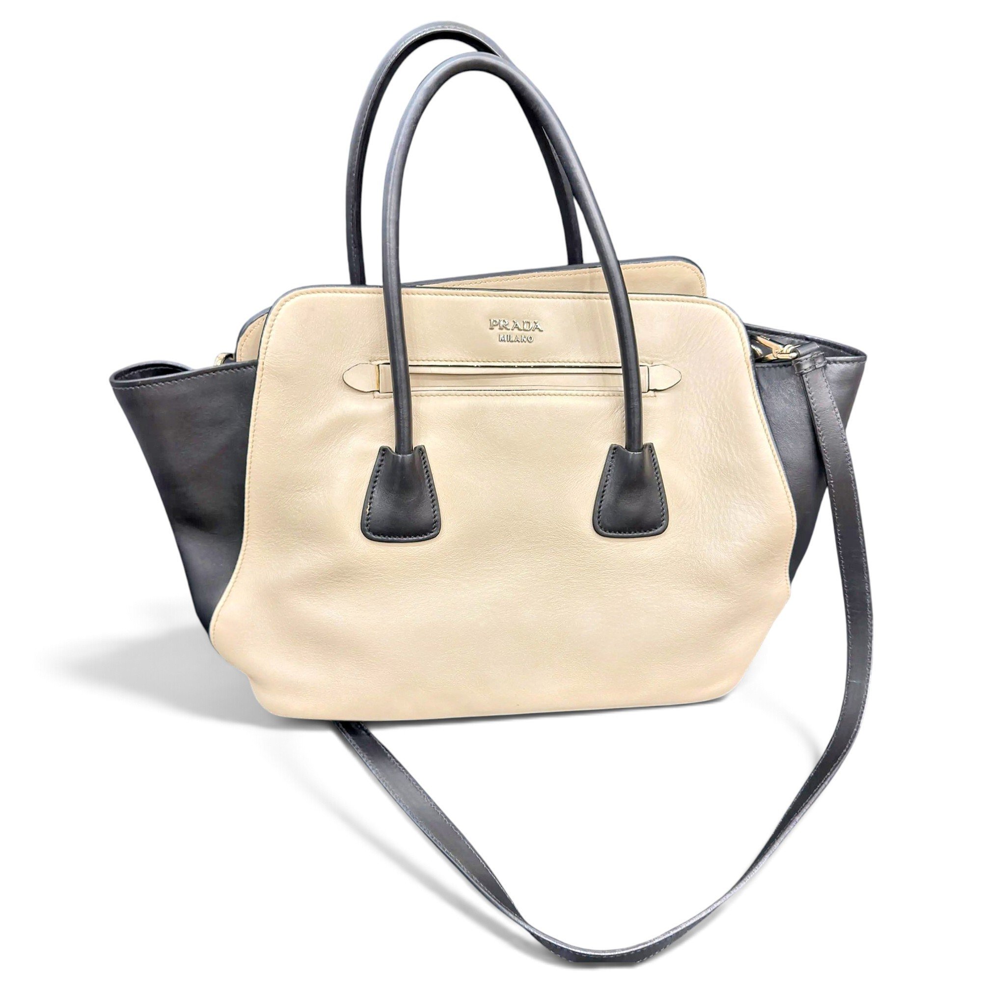Leather tote