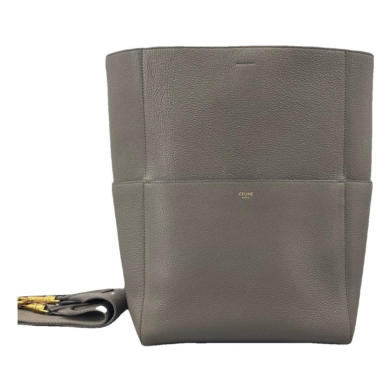 Seau Sangle leather handbag