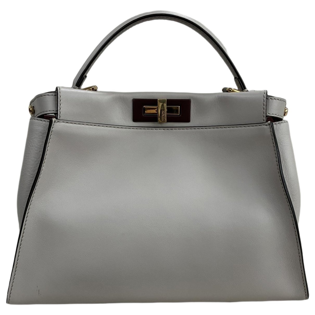Peekaboo leather handbag