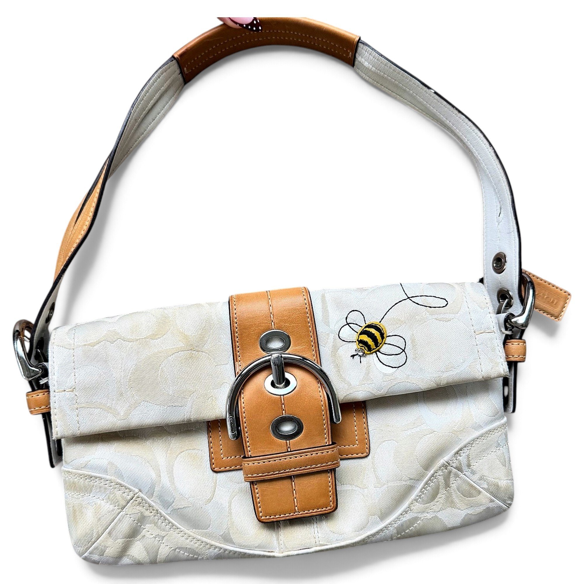 Leather handbag