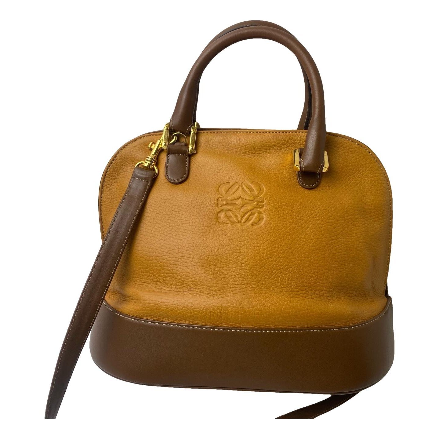 Leather handbag