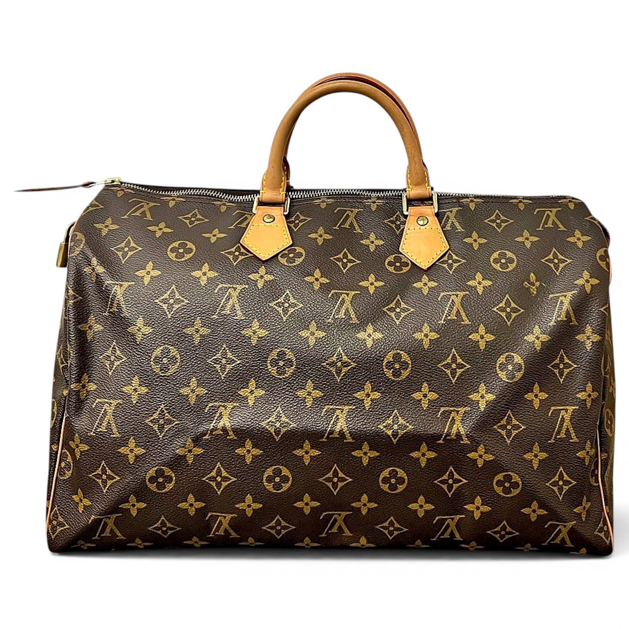 Speedy leather handbag