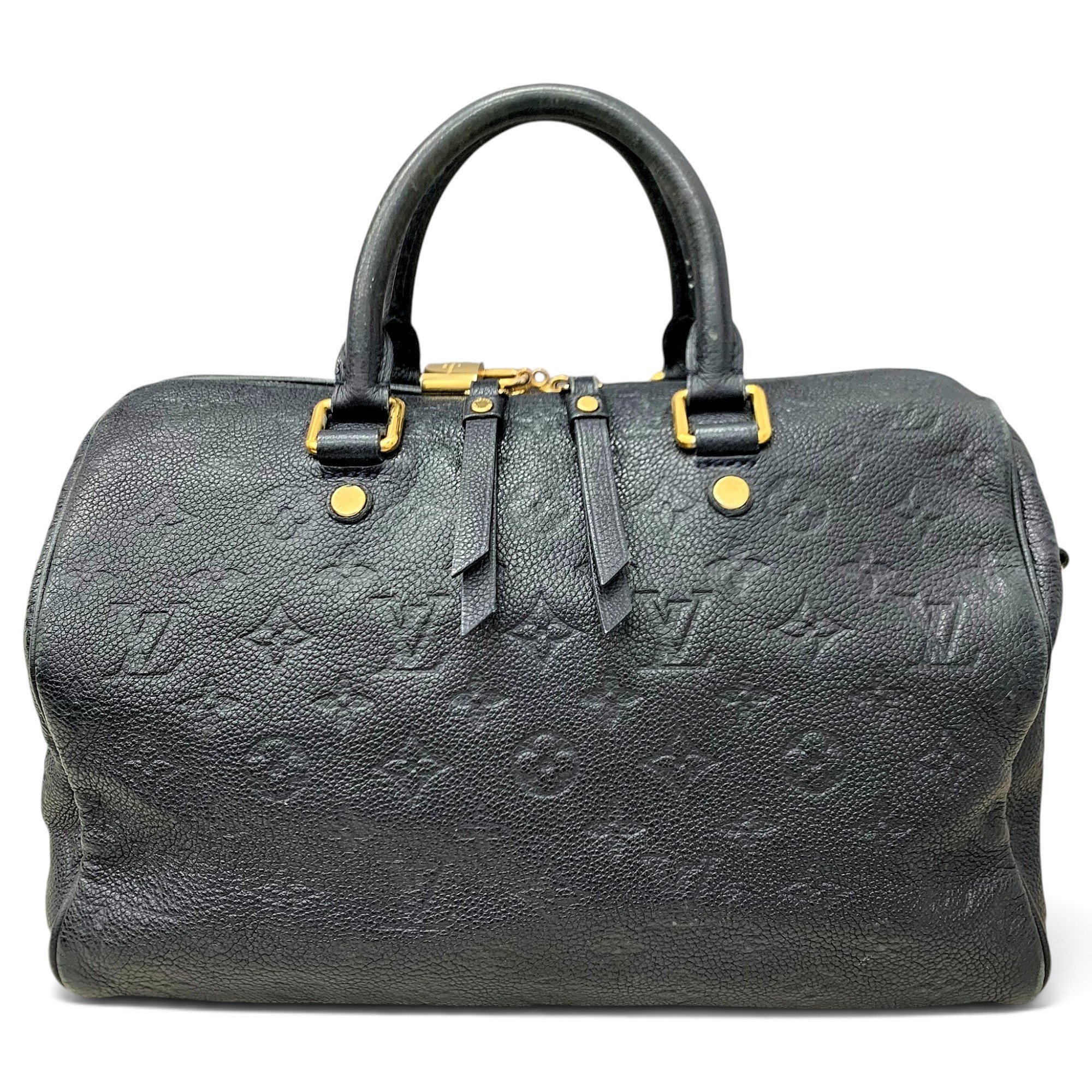 Speedy leather handbag