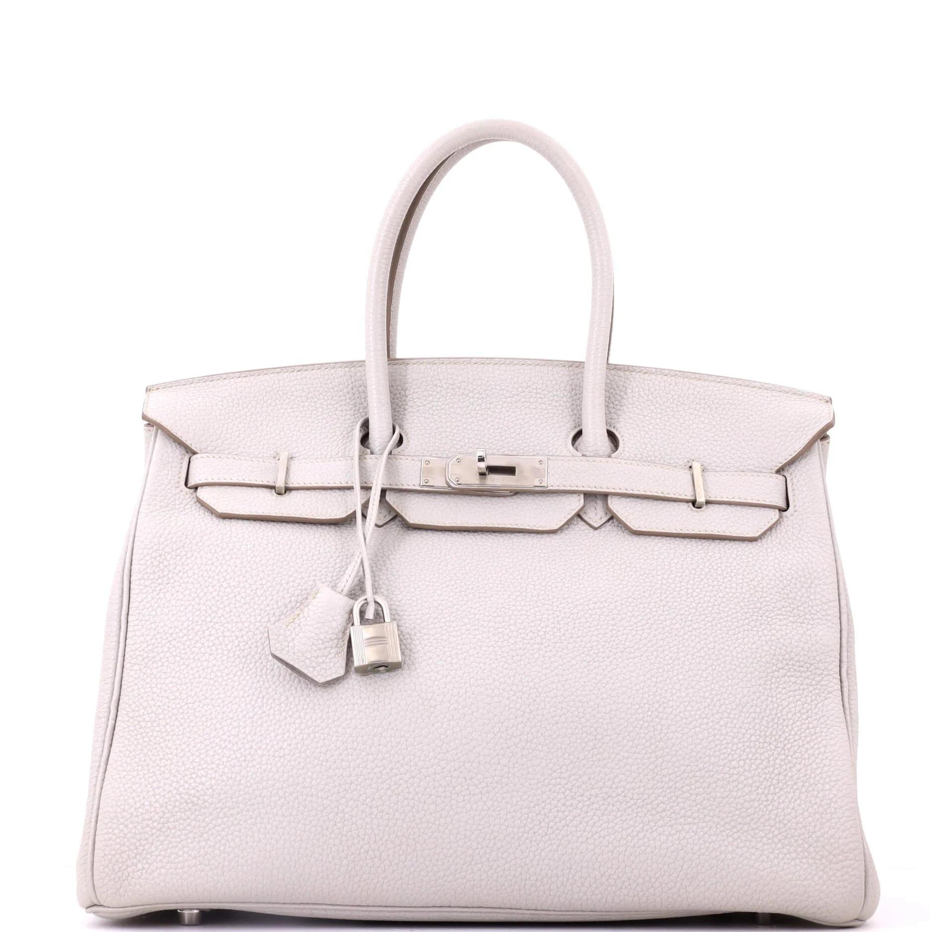 Birkin 35 leather tote