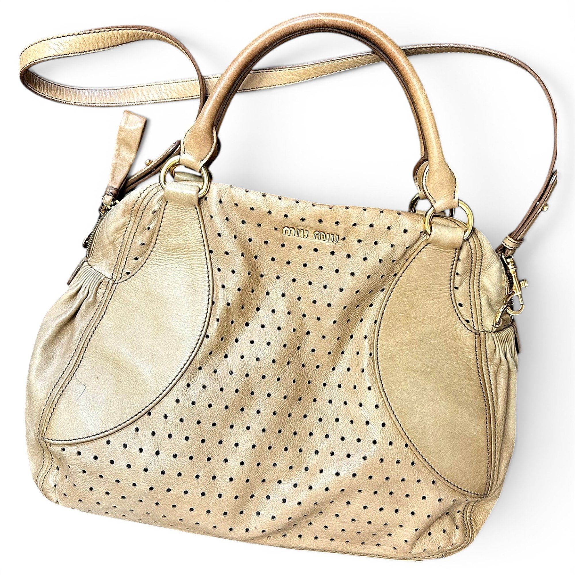 Vitello leather tote