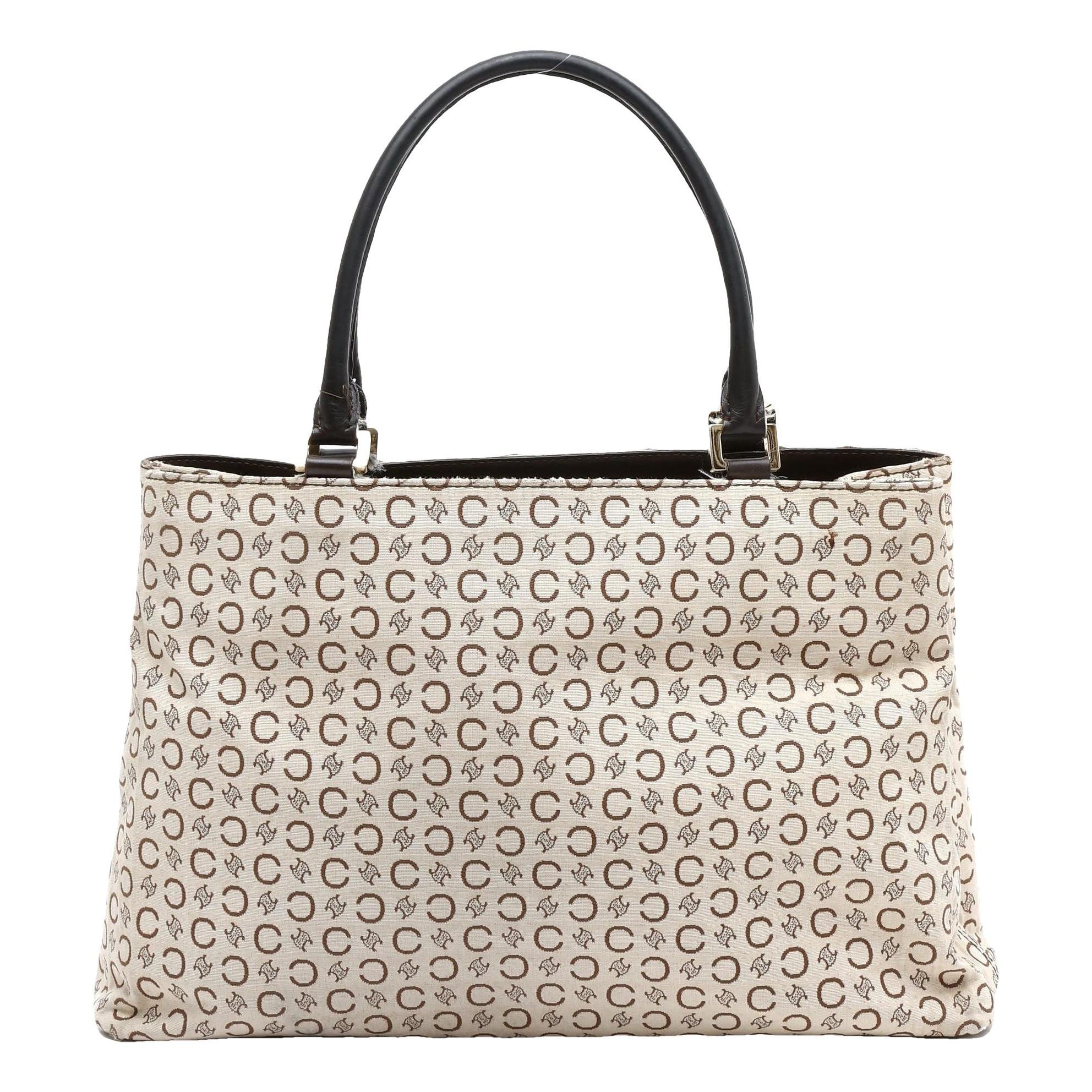 Leather tote