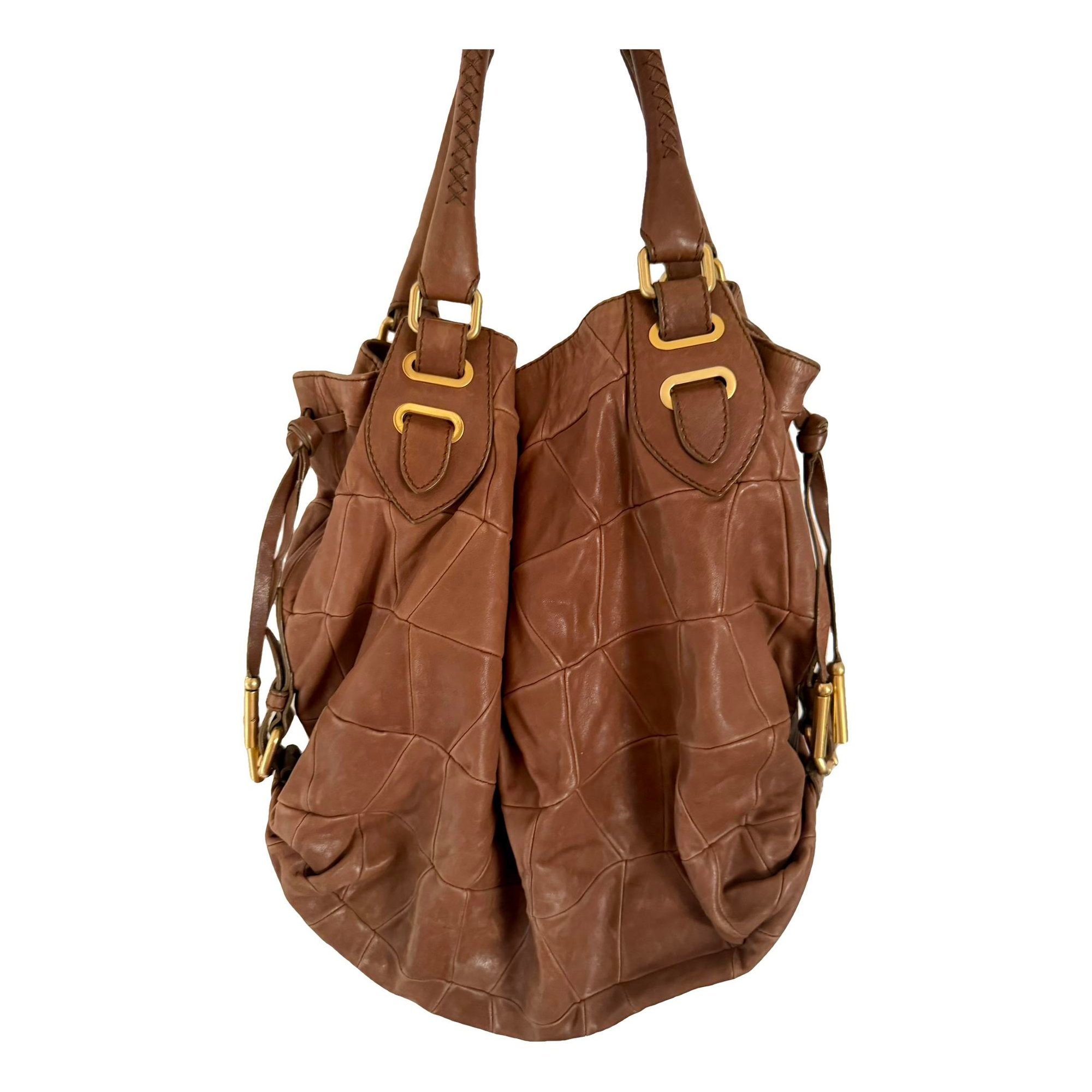 Leather handbag