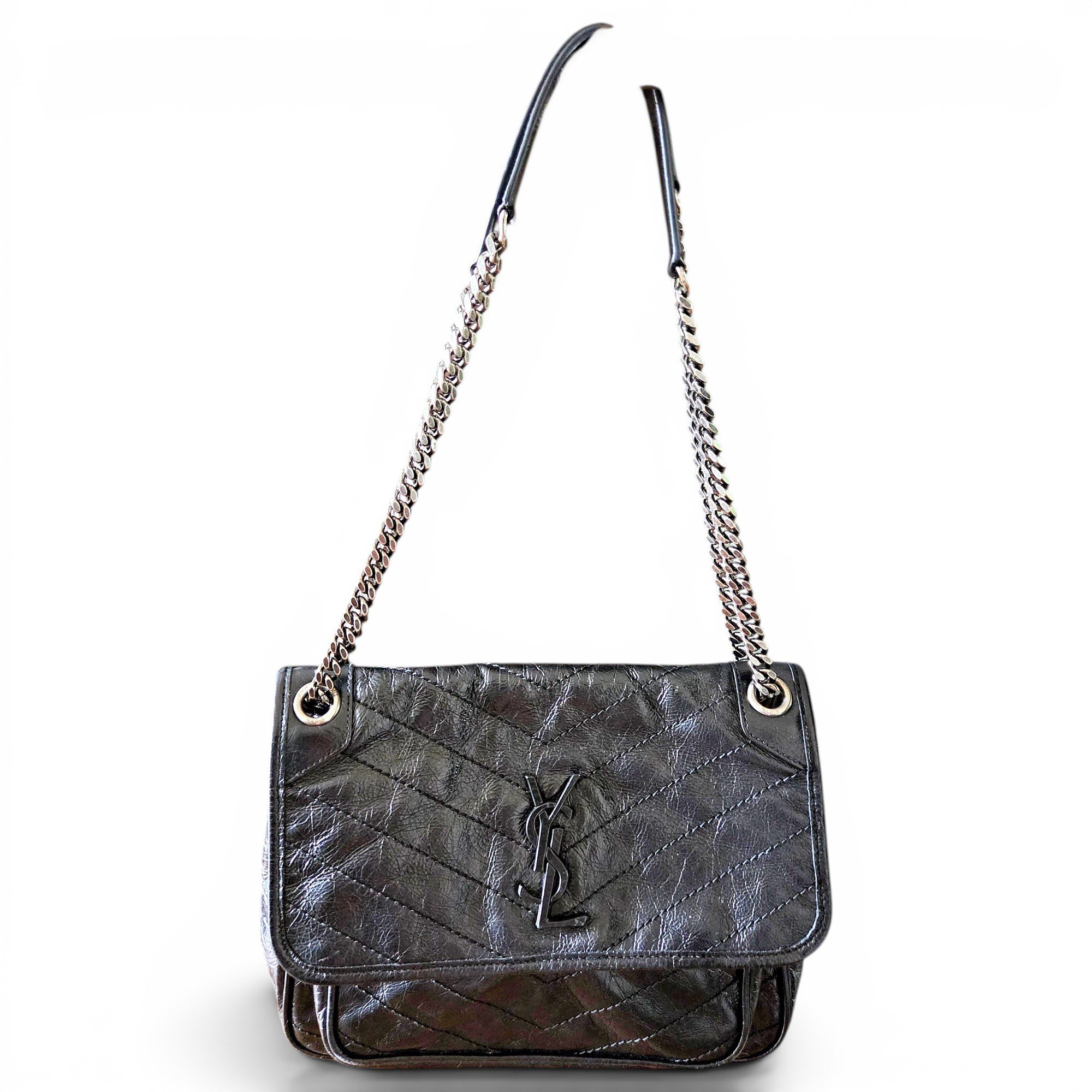 Niki leather crossbody bag