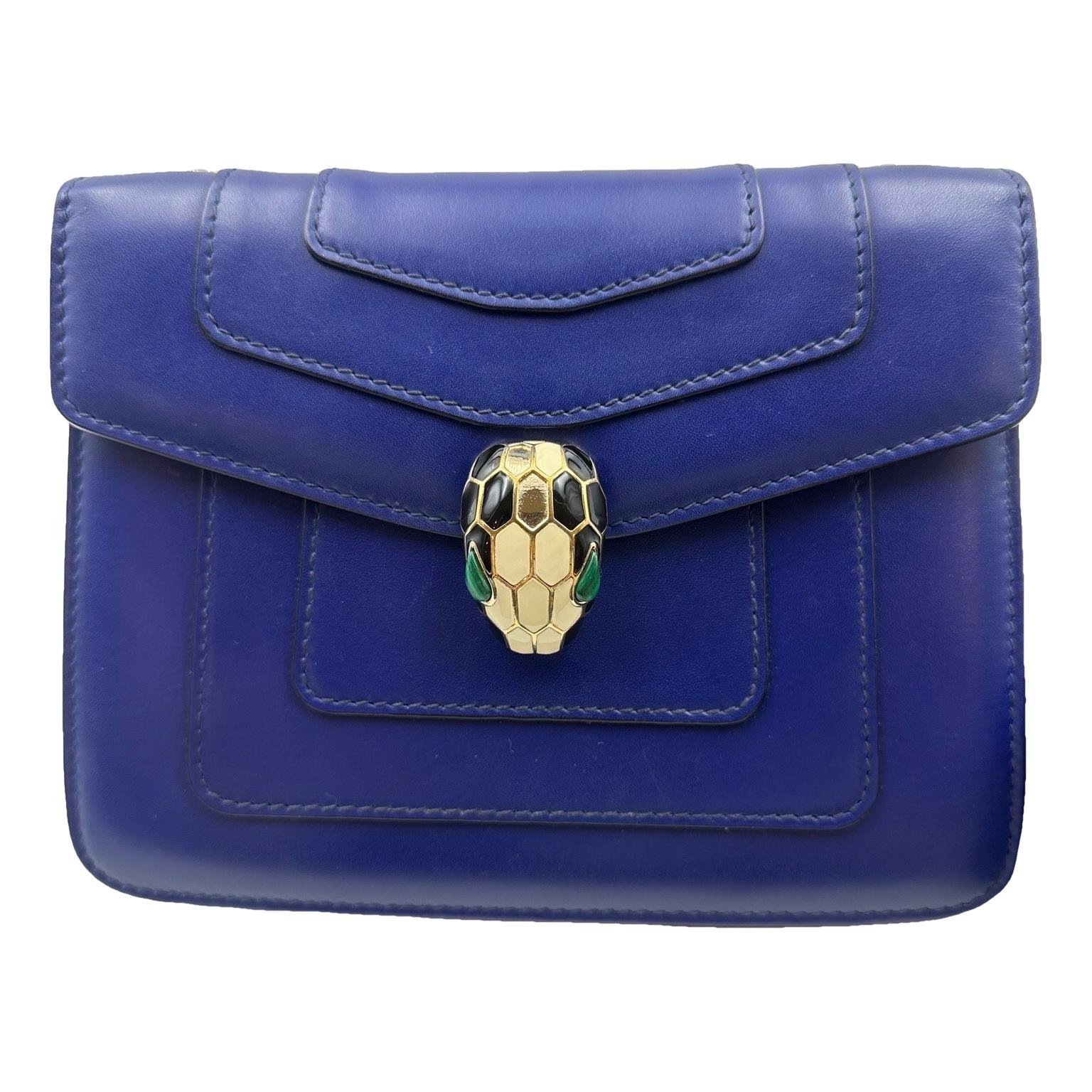Serpenti leather handbag
