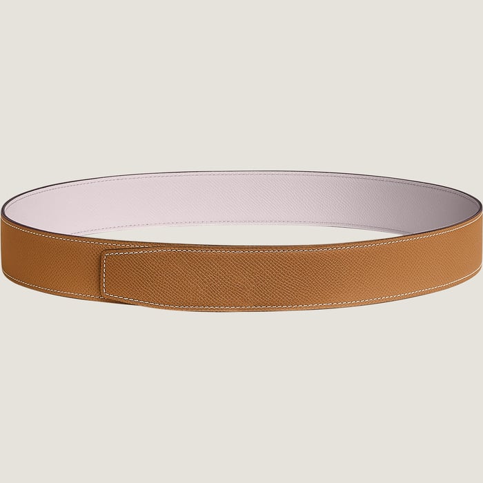 Reversible leather strap 38 mm