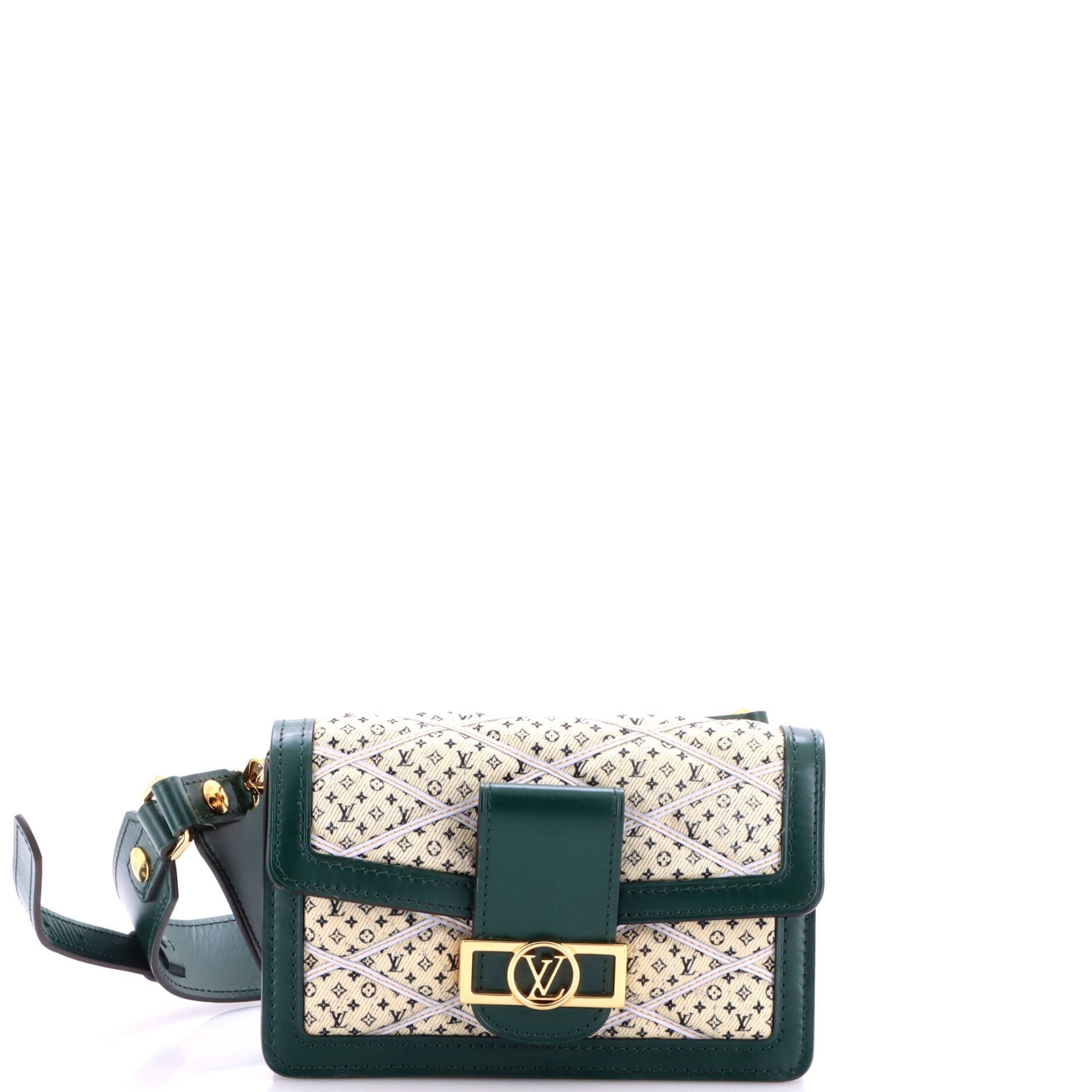 Dauphine Bumbag Malletage Monogram Denim
