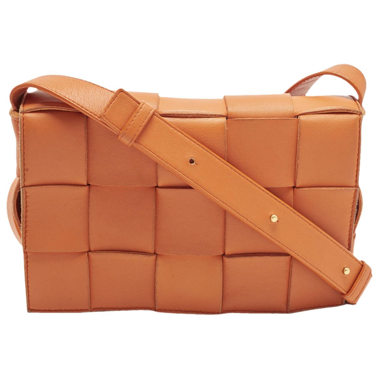 Cassette leather handbag