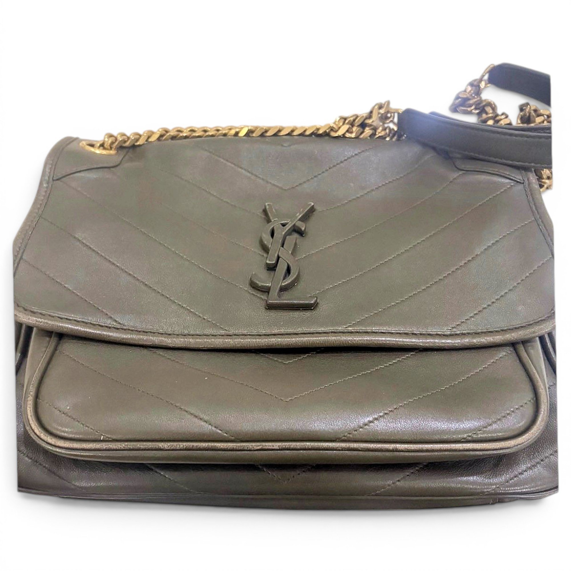 Niki leather crossbody bag