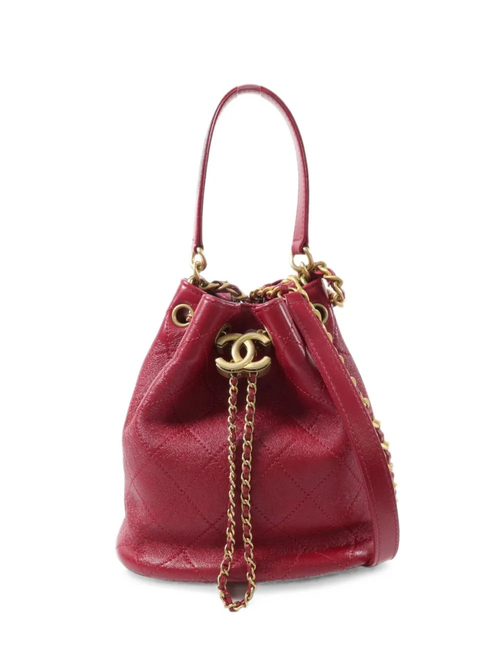 quilted CC tote bag