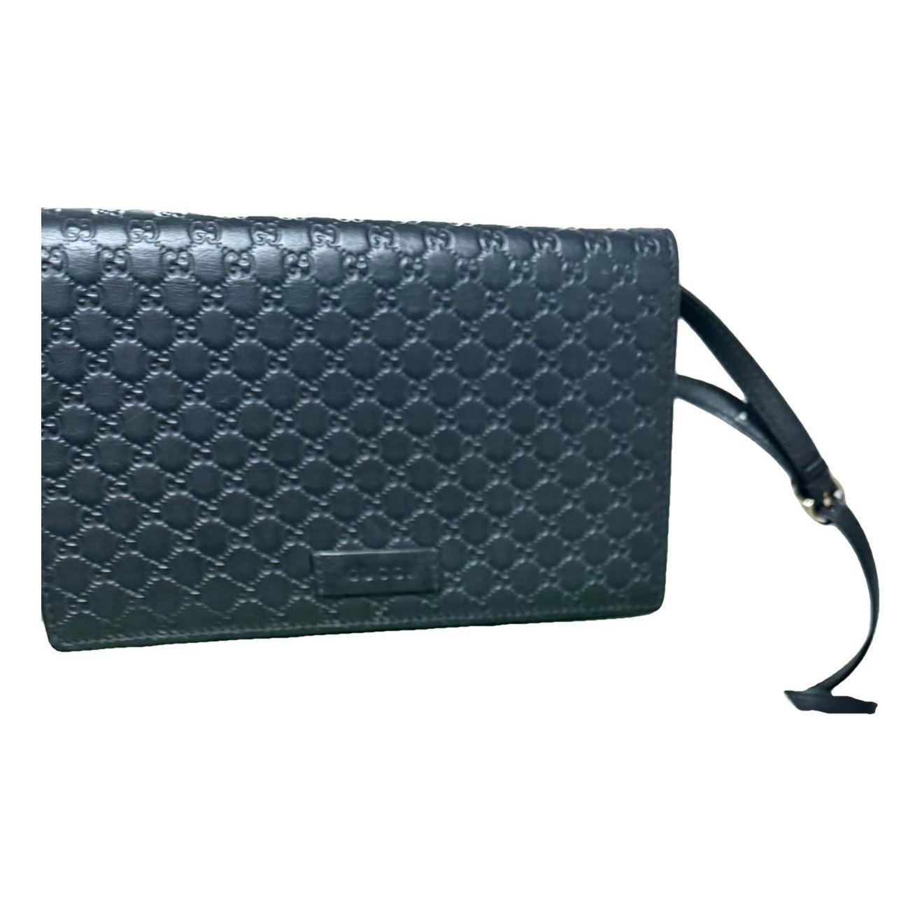 Emily leather clutch bag