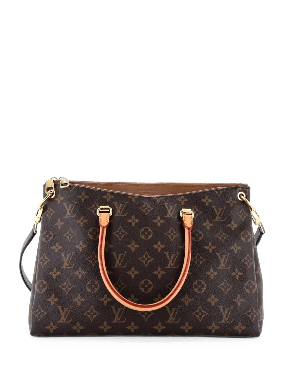 Pallas Tote Monogram Canvas with Leather shoulder bag