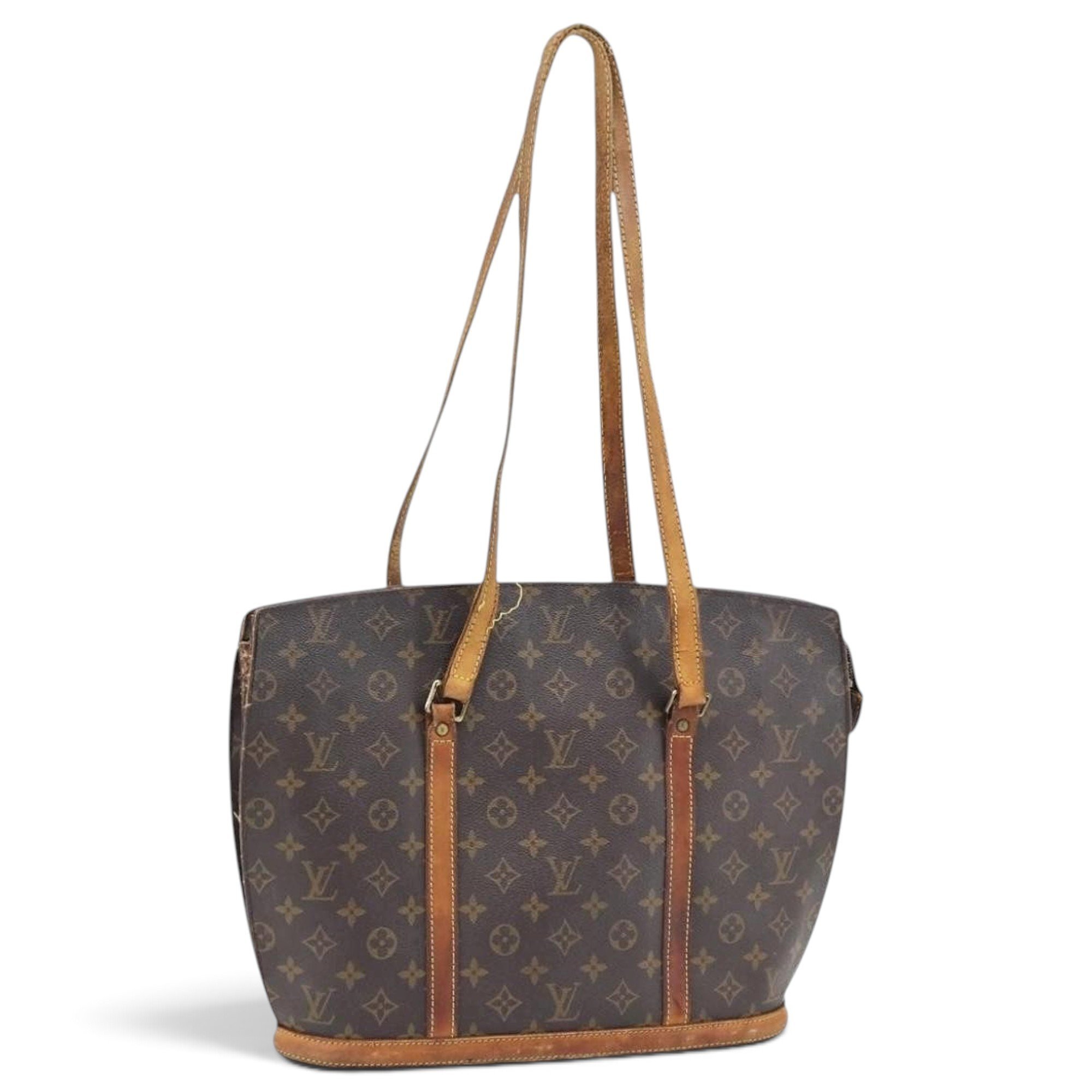 Babylone vintage leather tote