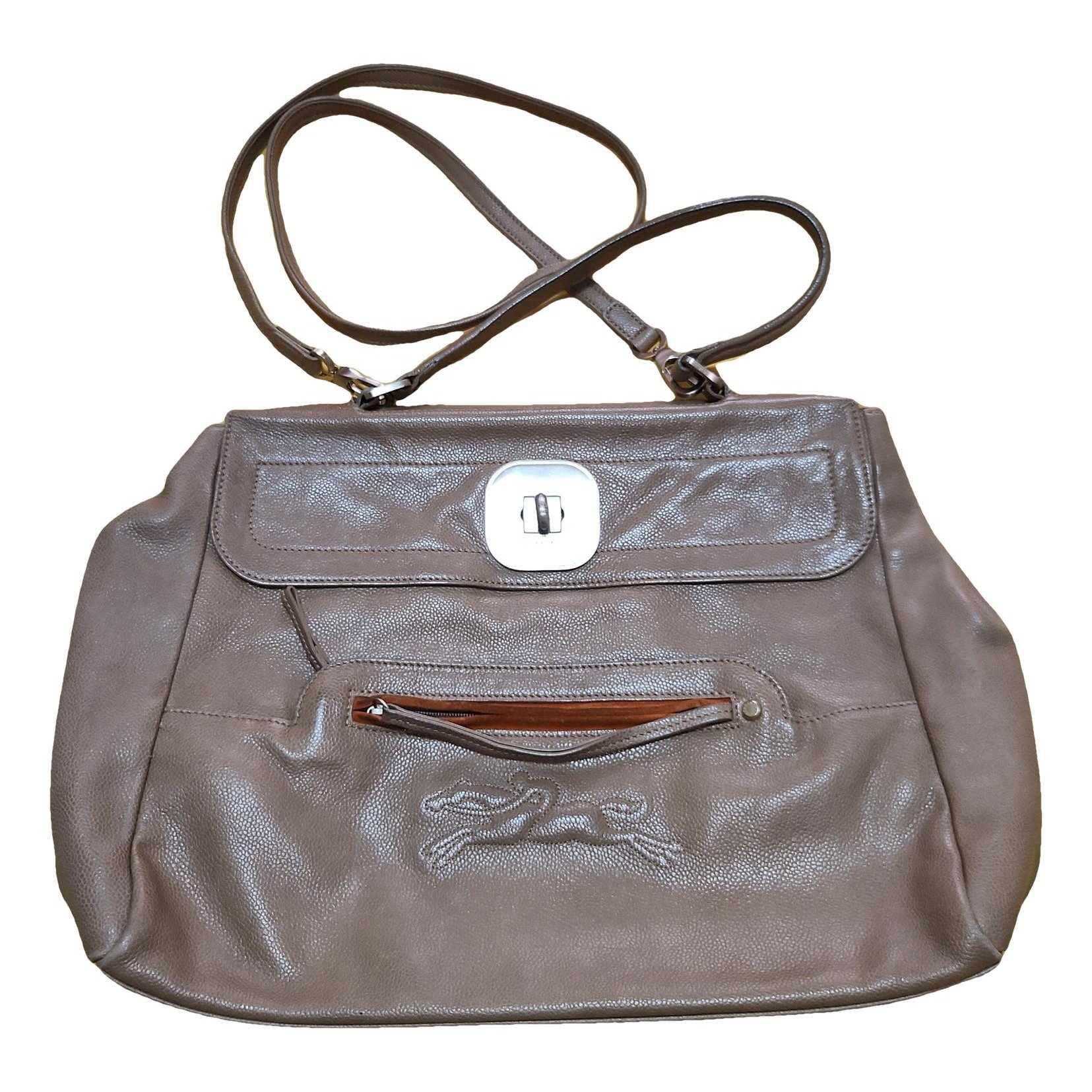 Leather crossbody bag