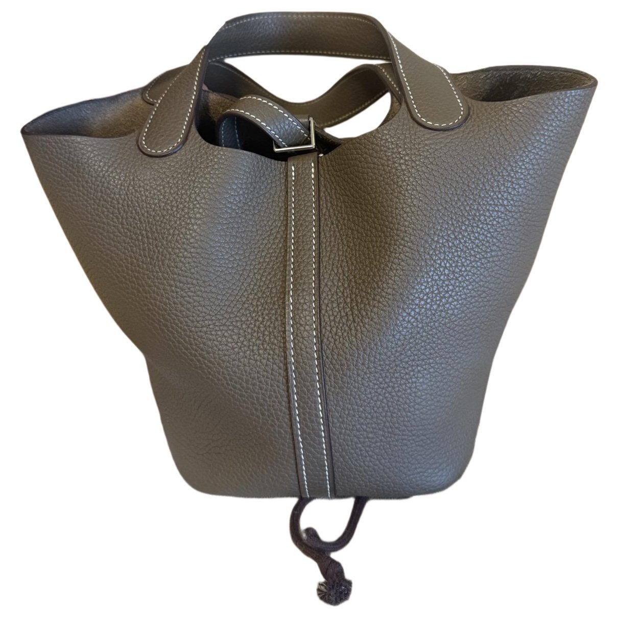 Picotin leather handbag