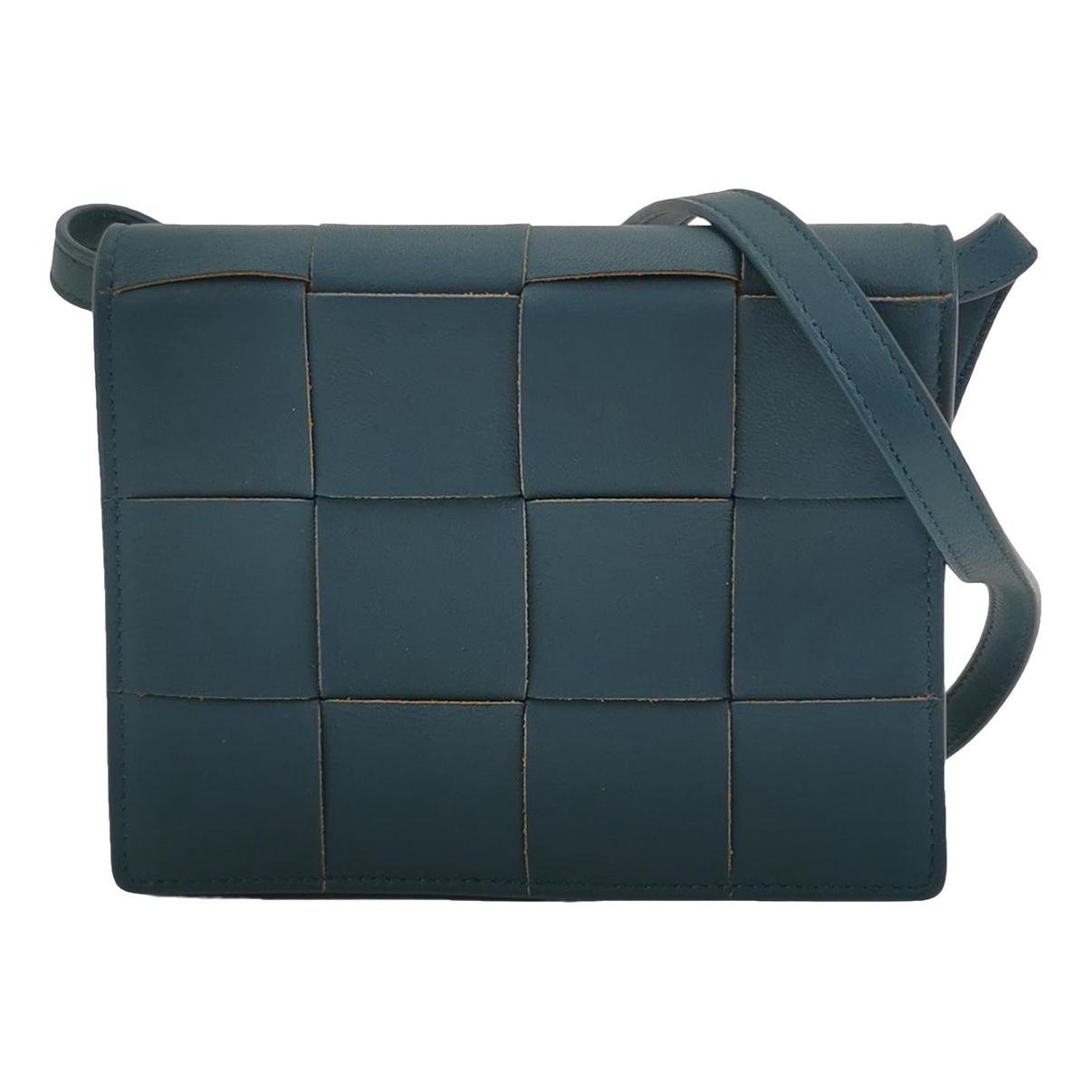 Cassette leather handbag