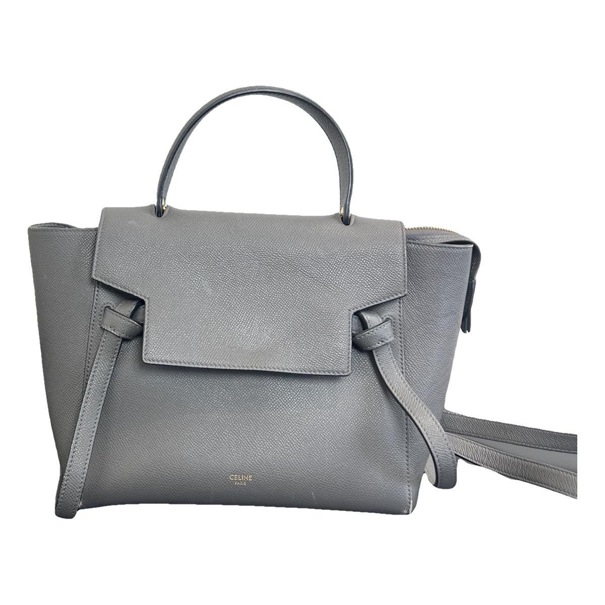 Belt leather handbag