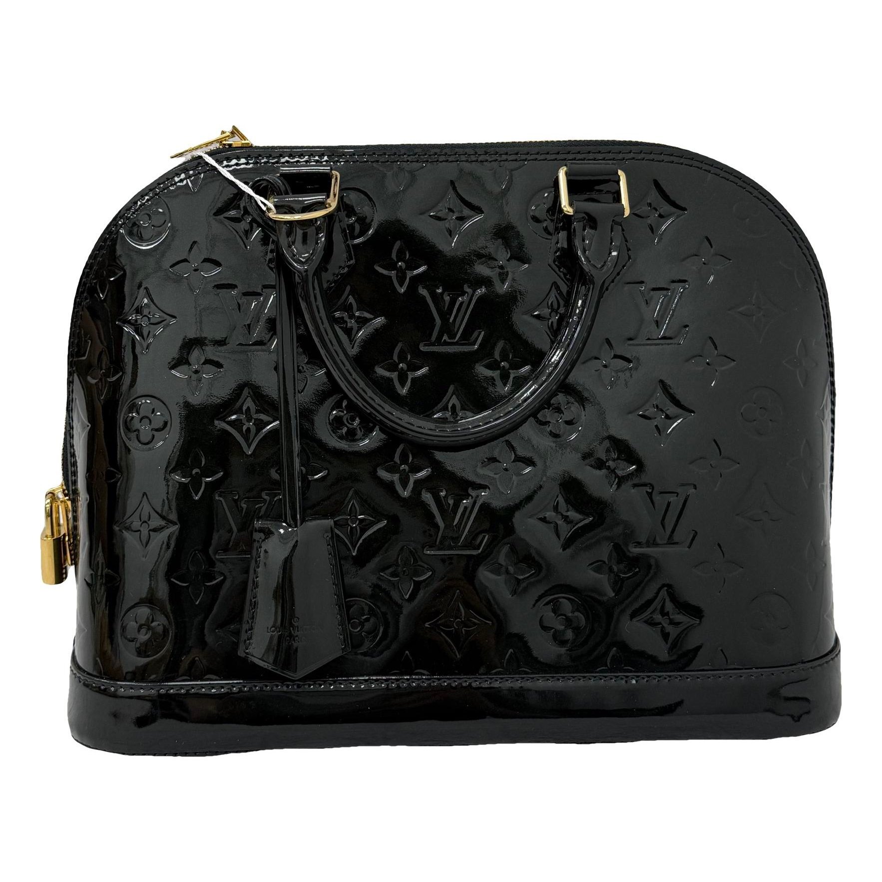 Alma BB patent leather handbag