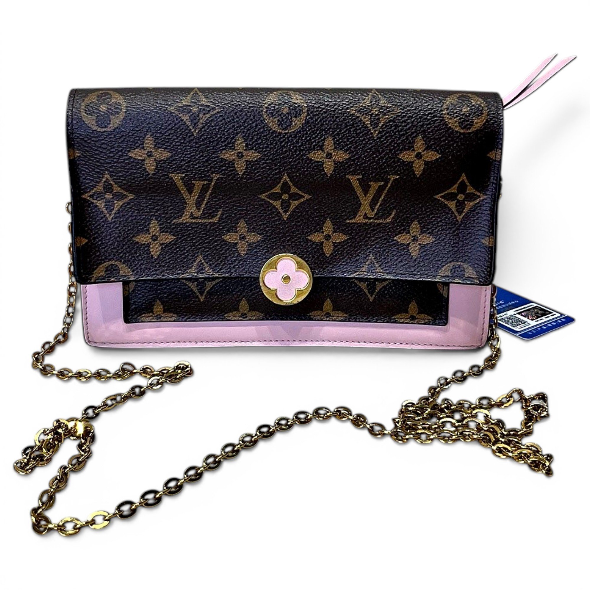 Flore chain leather handbag