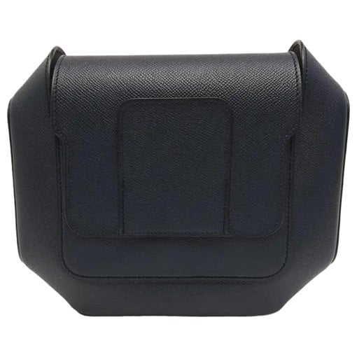 Octogone leather handbag
