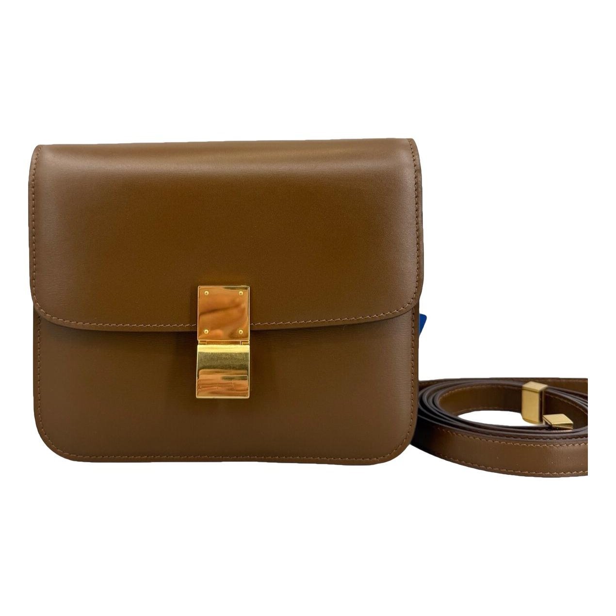 Classic leather crossbody bag