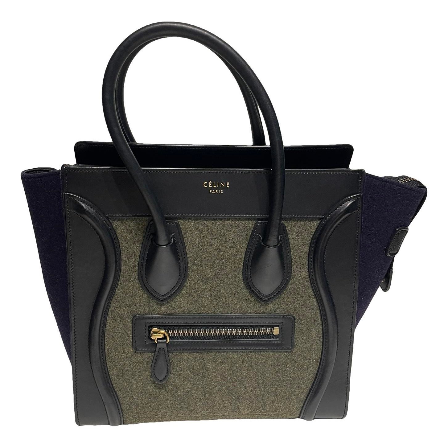 Luggage leather handbag