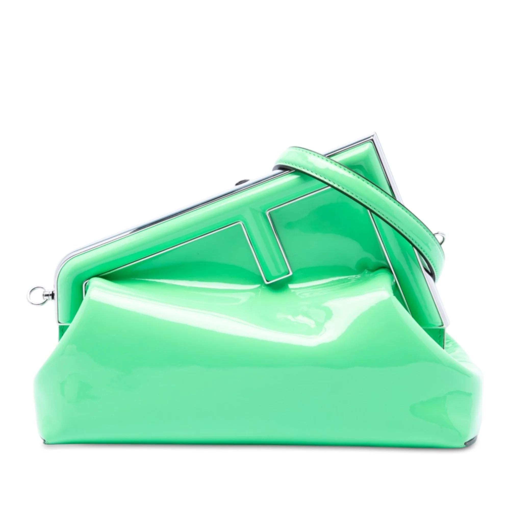 First patent leather handbag
