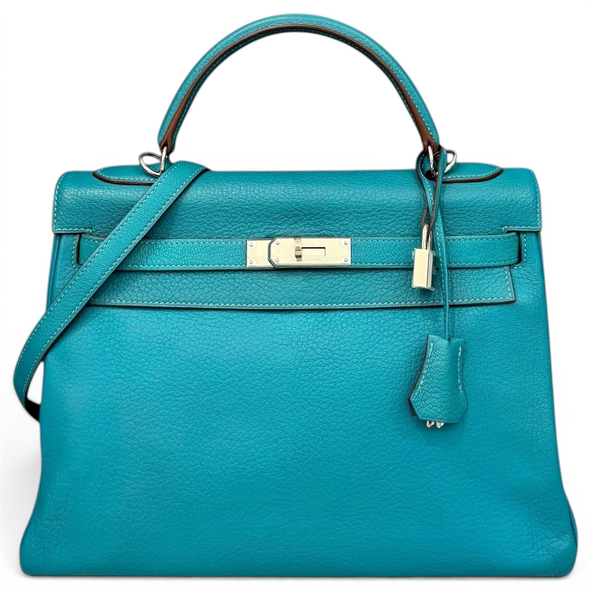 Kelly 32 leather handbag