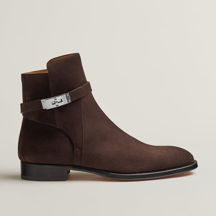 Marron Ébène Bota De Cano Baixo Fortune
