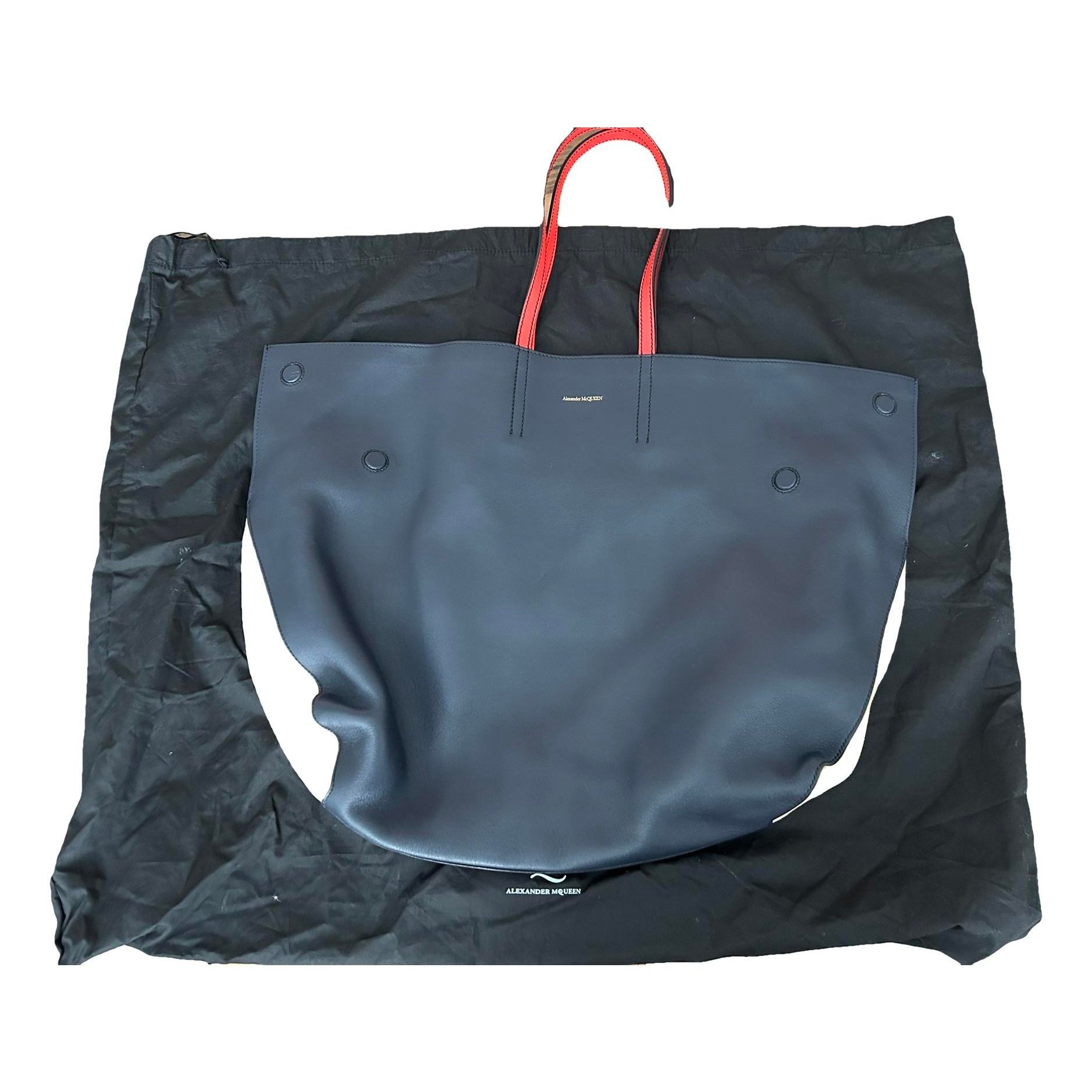 Leather tote