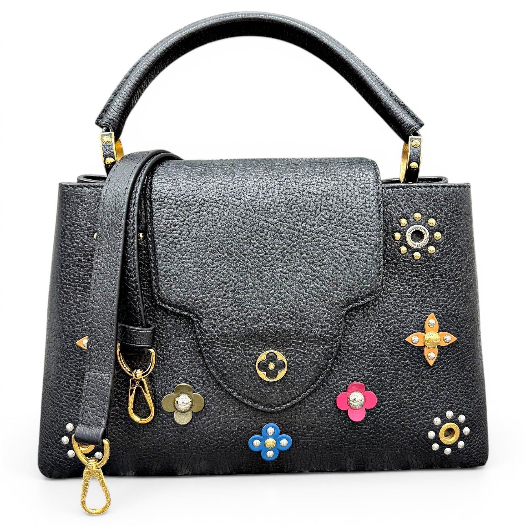 Capucines leather handbag