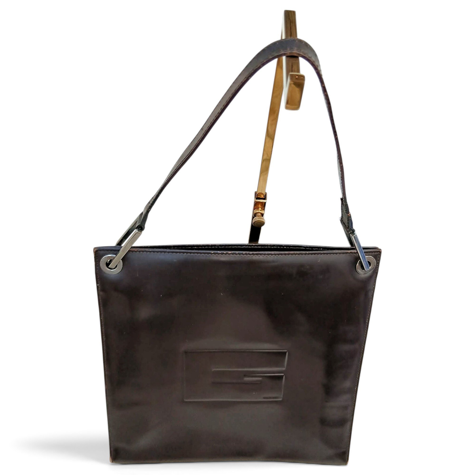 Leather tote