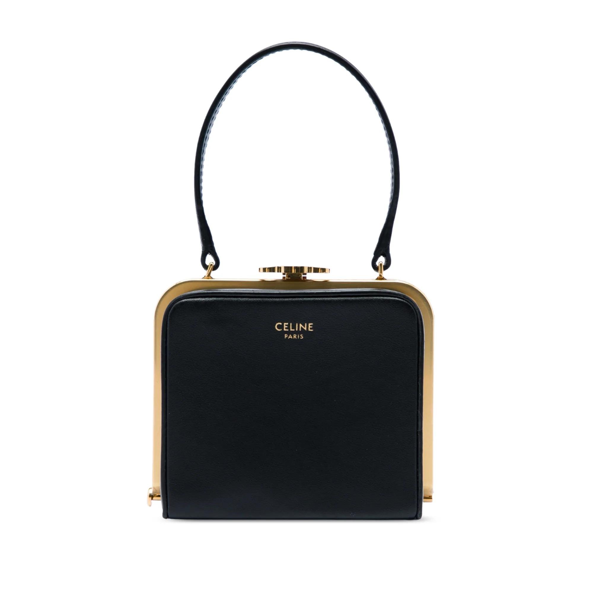 Triomphe pony-style calfskin handbag