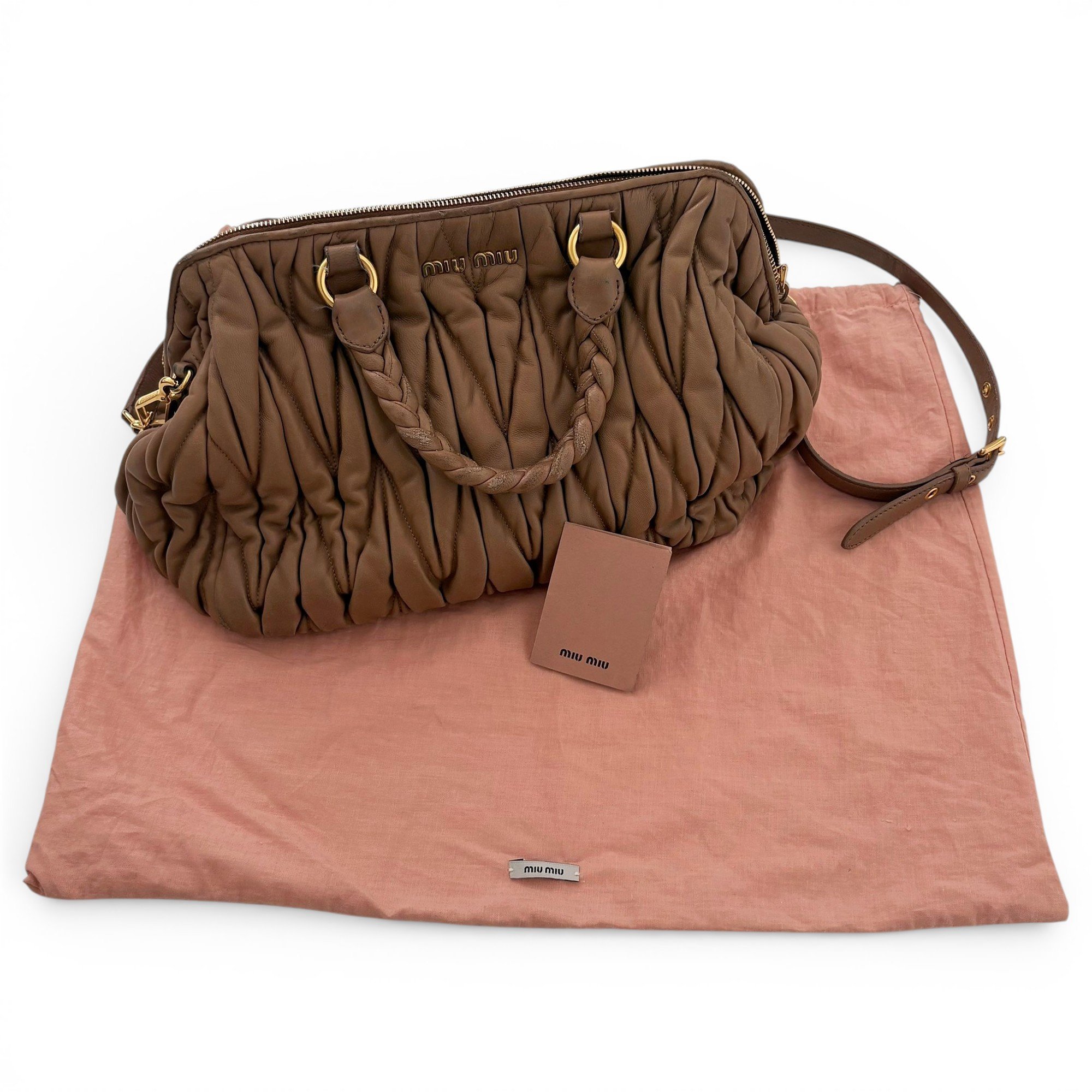 Leather handbag