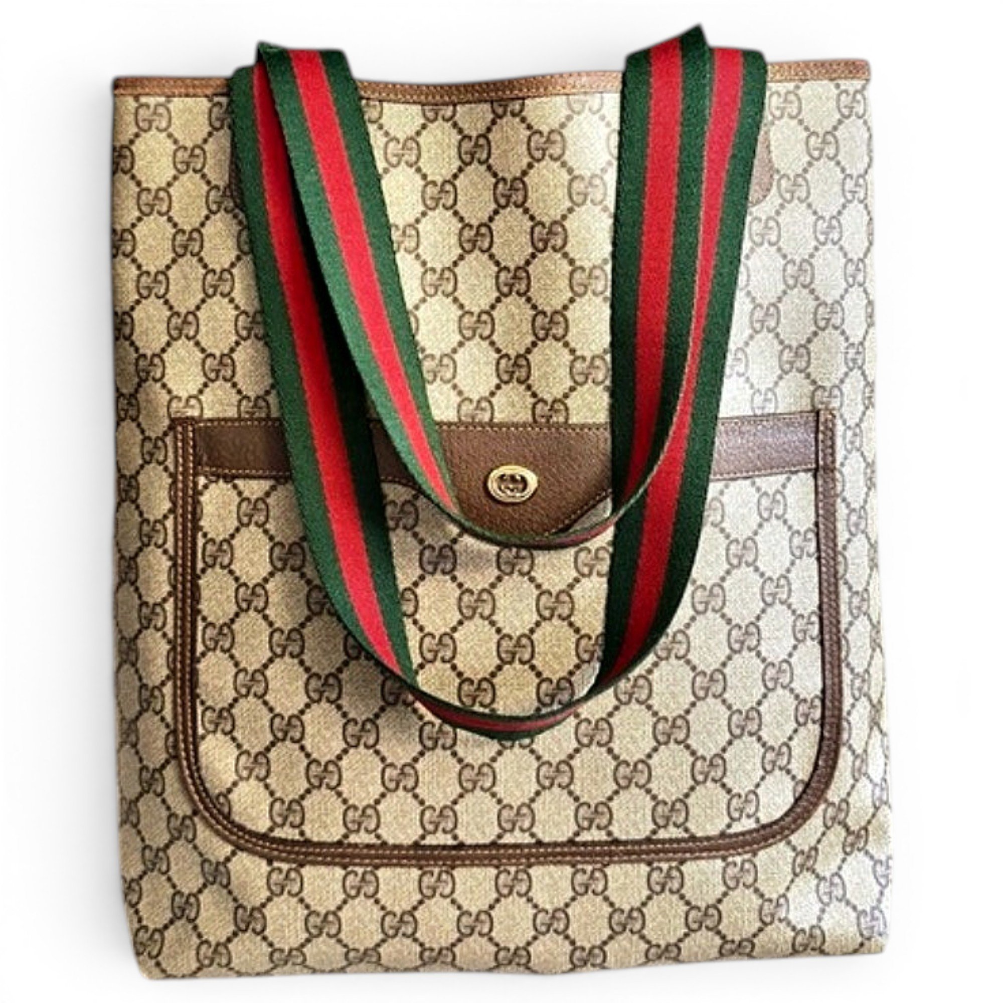 Ophidia patent leather tote