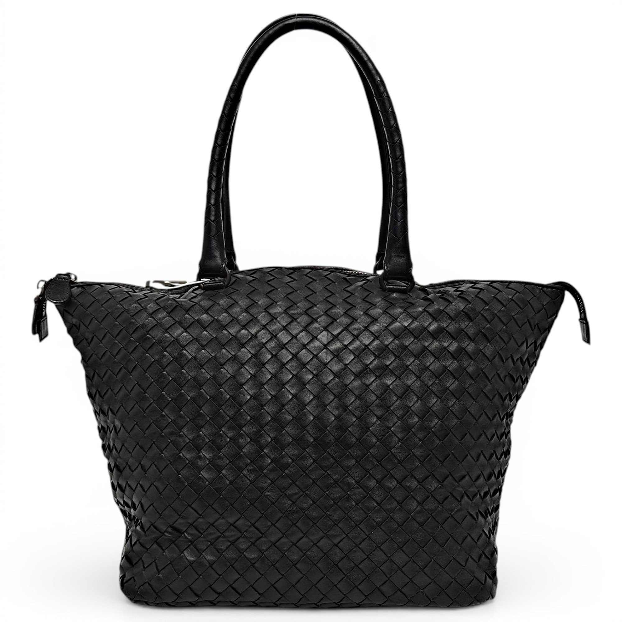 Leather tote